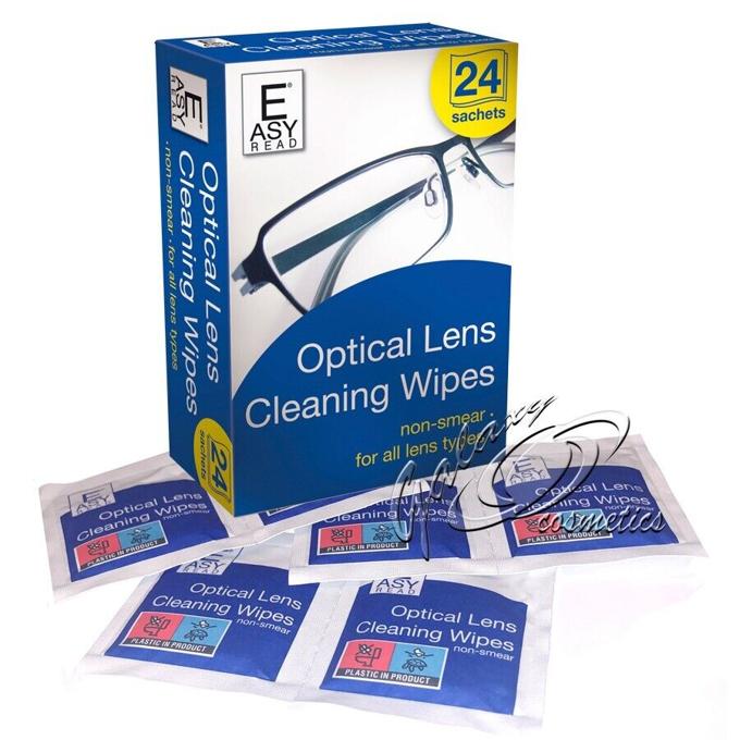 24 Sachets Optical Cleaning Wipes For Eyeglasses & Cameras