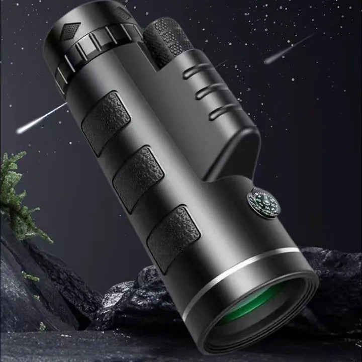 40X60 HD Professional Monocular Telescope Waterproof Compact Night Vision for Smartphone