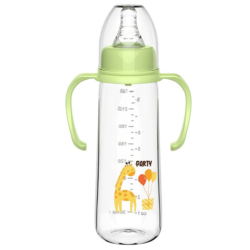 Generic Silicone Baby Feeding Bottle Anti-Choke Leak-Proof 240ml