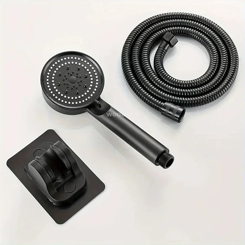 High Pressure 5-Mode Adjustable Shower Head with Hose