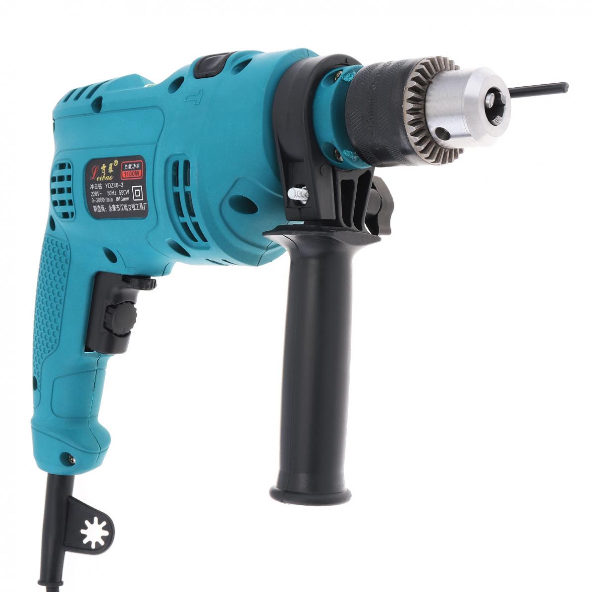 220V 3000RPM Handheld Electric Pistol Drill Power Tools with Variable Speed Switch and 13mm Drill Chuck for Punching / Polishing