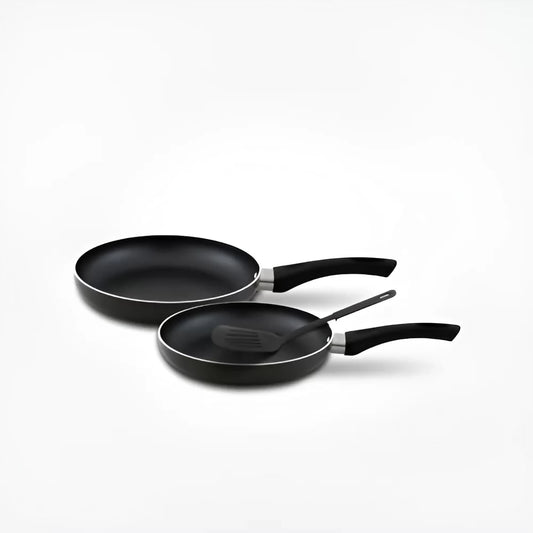 Frying Pan Set 2pcs (26cm & 20cm) with Spatula