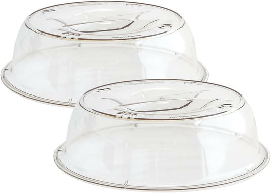 Square Acrylic Clear Food Cover with Base Dish Microwavable