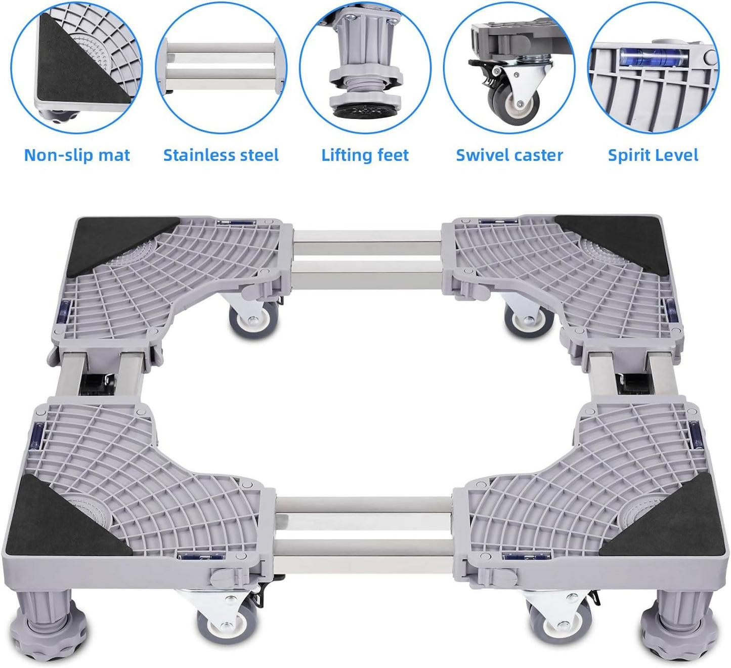 Heavy Duty Washing Machine/Fridge/Cooker Stand Base