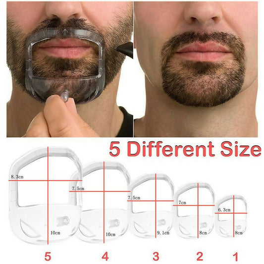 5Pcs/set Beard Styling Template Goatee Outliner Shaving Tool