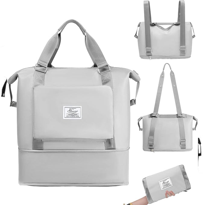 Multipurpose expandable foldable fashion travel bag