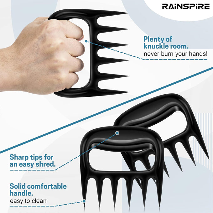 Meat Claws For Shredding, Heavy Duty Bear Claws For Shredding Meat, Chicken Shredder Tool