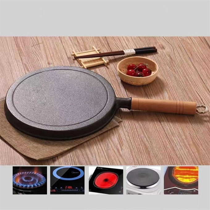 Non-Stick Cast Iron Chapati Pan Maker Heavy Duty