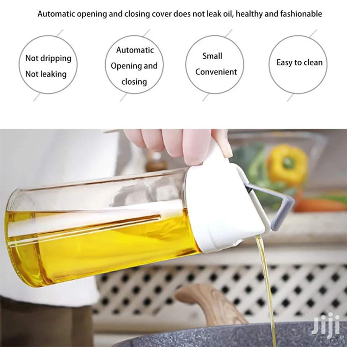 Auto Flip Olive Oil Dispenser Bottle, 600 - 630mls