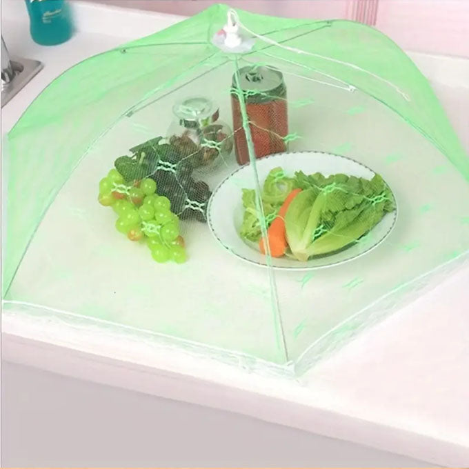 Umbrella Fly Food Covers for Picnics, Parties, BBQ, Camping, Reusable and Collapsible