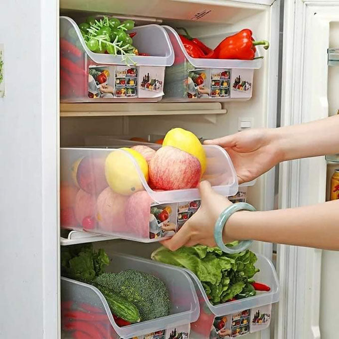 Fridge organizer containers