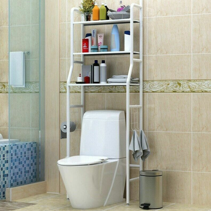 3-Tier Over The Toilet Storage Rack,Multifunctional Bathroom Organizer Over Toilet Shelf