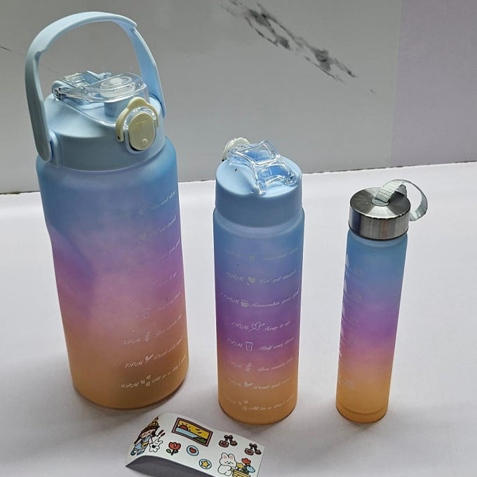 2 way outlet 3in1 motivation water bottle