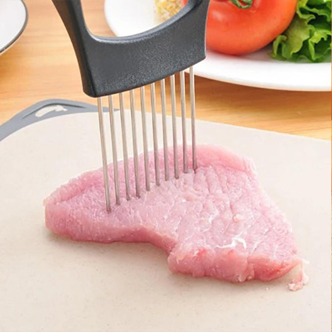 All-In-One Multifunctional Onion Holder Slices Food Slicer Assistant