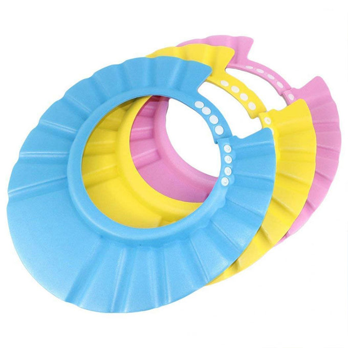 Light baby shampoo cap WITHOUT ear guard