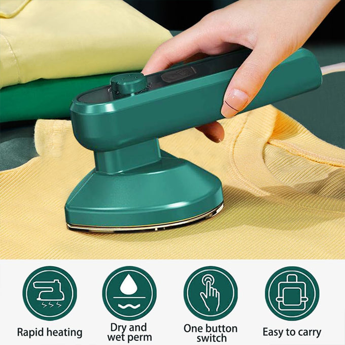 Low power (33W) travel iron box with spray option