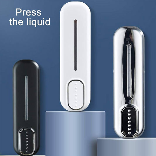 Multi Purpose Wall Mounted Abs Plastic Bathroom Soap Shampoo Conditioner Lotion Sanitizer Gel Dispenser