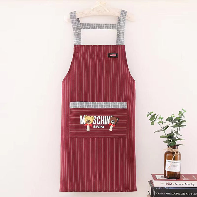 Moschino swim branded kitchen apron