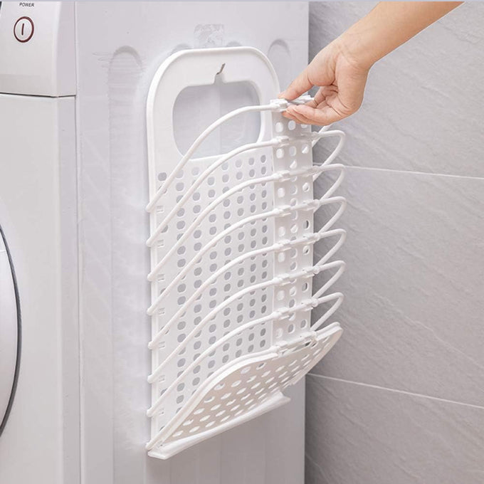 Collapsible Plastic Small Dirty Laundry Hamper Basket