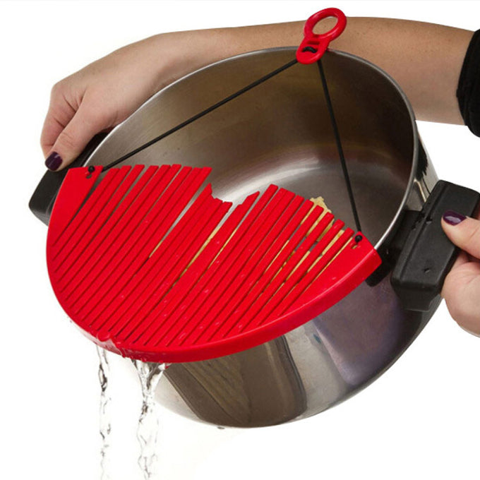 Better Strainer Draining Hot Expandable Colander Fits for Any Pots Pans & Bowls