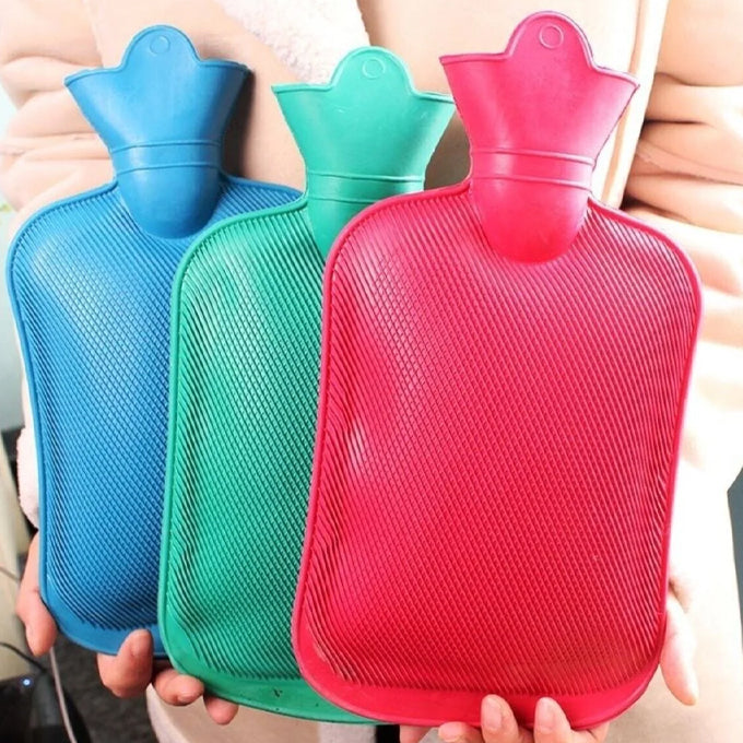 Hot Water Bag for Pain Relief, Leak Proof Water Bottle for Cozy Night, 1.75L