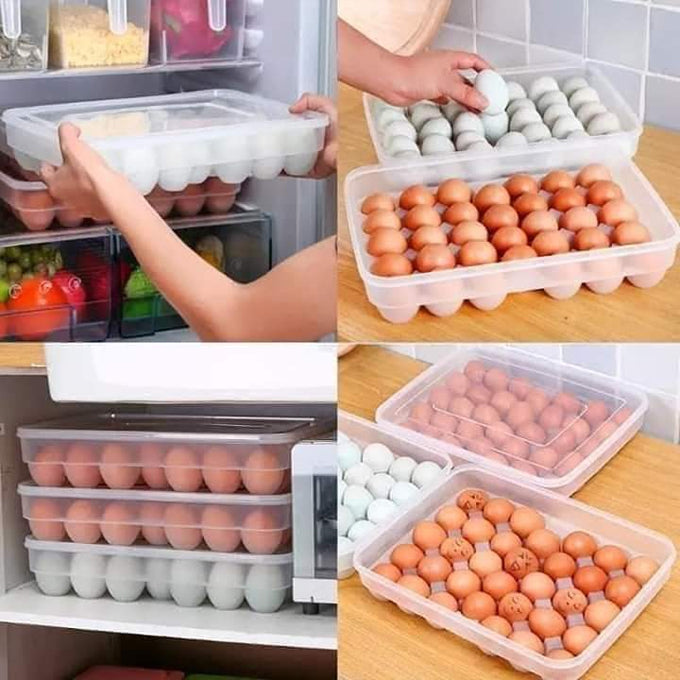 Egg tray storage container, 34eggs