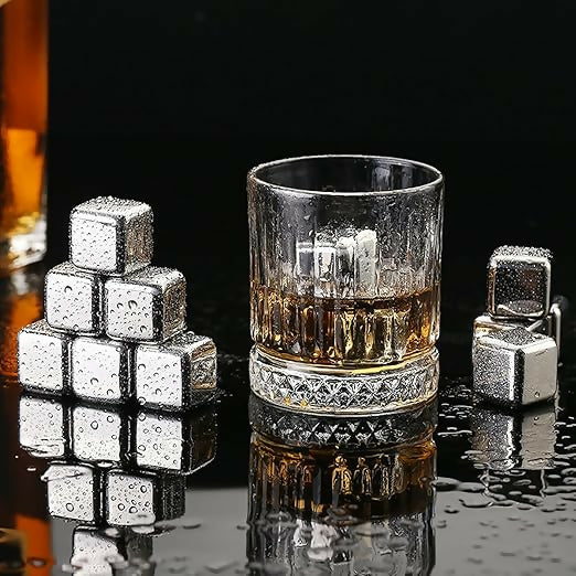 S/Steel Ice Cube Set