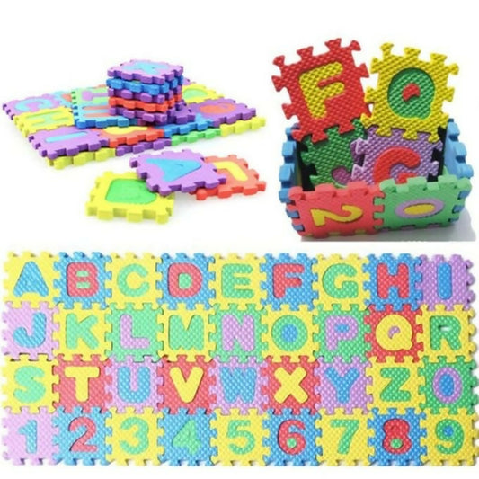 Jin 36pcs Small Puzzle Baby Educational Toy Alphanumeric Foam