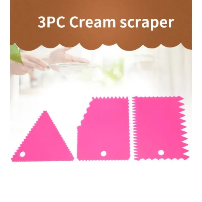 3PCs Comb Cake Decorating Edge/ Baking Tools