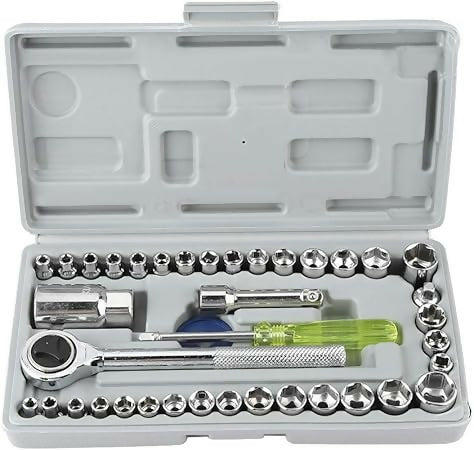 40 Pcs Combination Socket Wrench Set