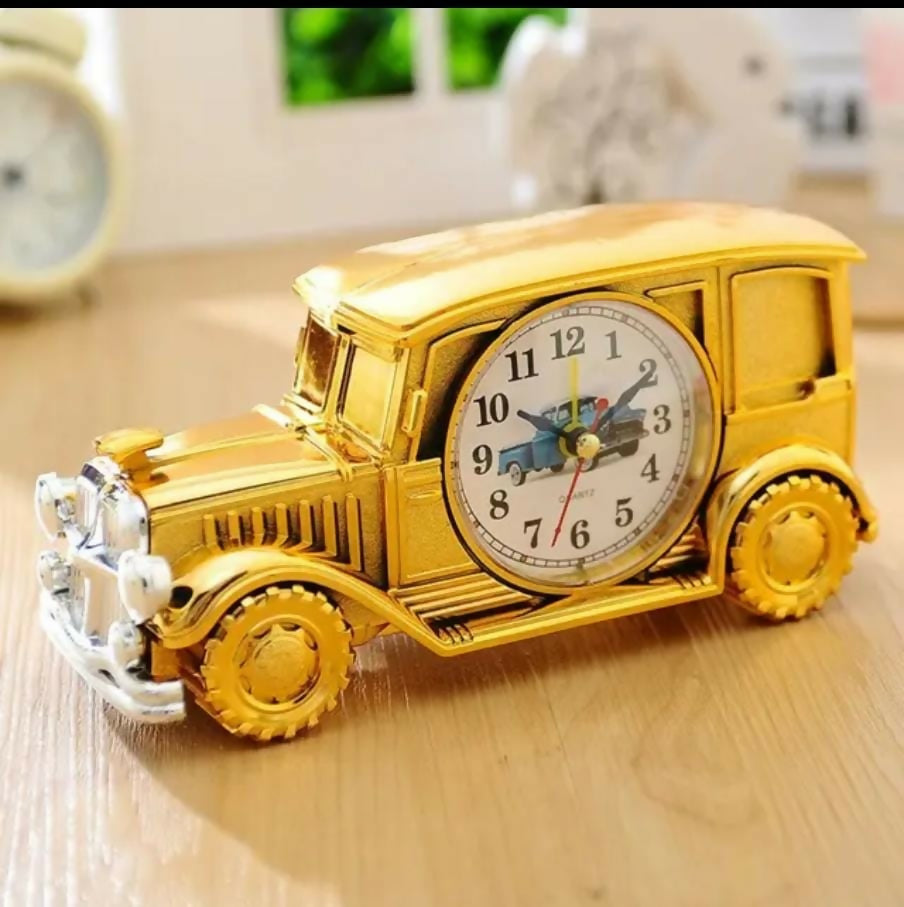 Retro vintage car alarm clock