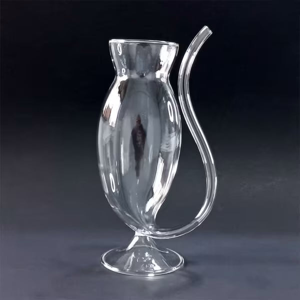 300ml Curved Straw Cocktail Glass (Per Pc)