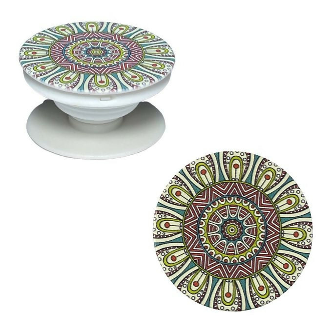 Oriental Round Pattern PopSocket Cell Phone Grip