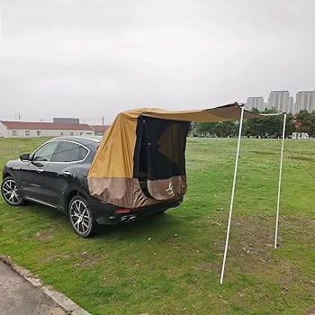 Brown Tailgate tent/Retractable car rear tent