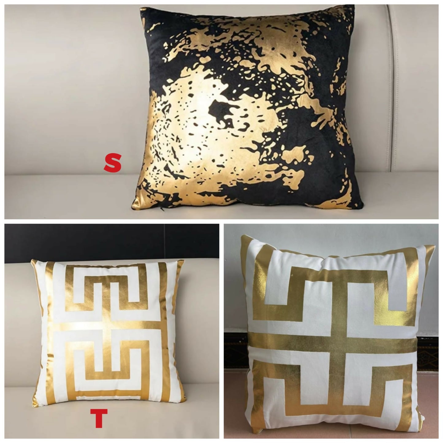 Throw pillow cushion covers