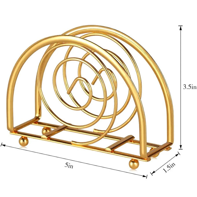 Hemisphere shape Metallic serviet holder