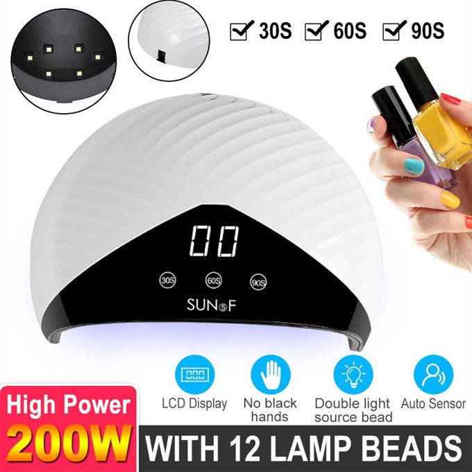 3 time settings SuN5f automatic sensing Nail drying LED UV lamp kit