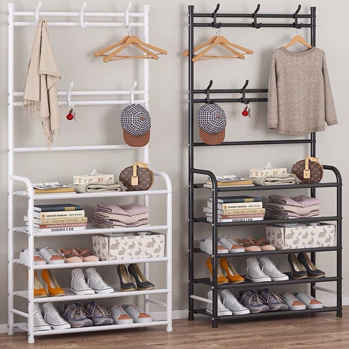 Strong metallic 5 layer multipurpose clothe rack