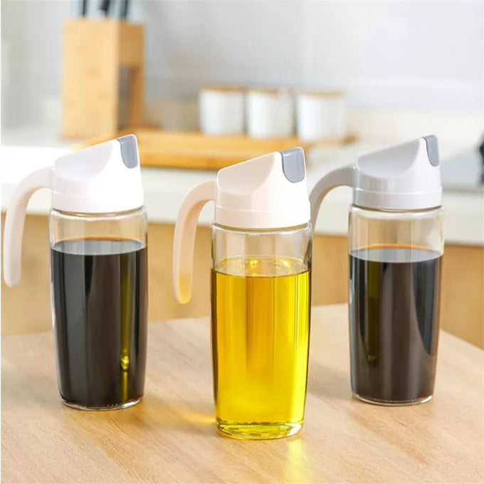 Auto Flip Olive Oil Dispenser Bottle, 600 - 630mls