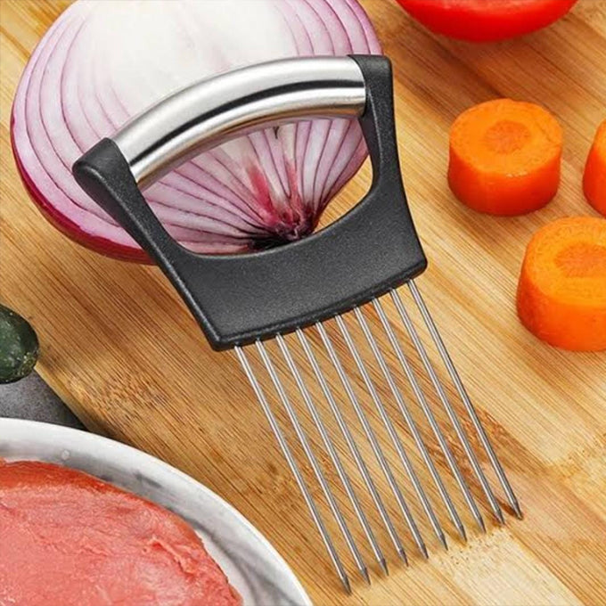 All-In-One Multifunctional Onion Holder Slices Food Slicer Assistant