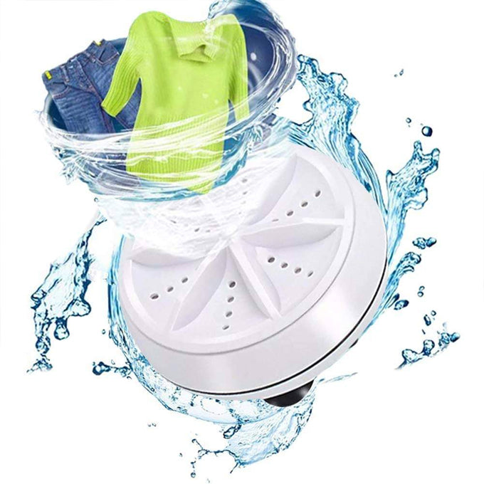 Turbine multi-purpose ultrasonic mini washing gadget