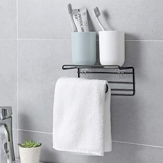 Kitchen Tissue Dispenser Wall Mounted Toilet Tissue with phone shelf