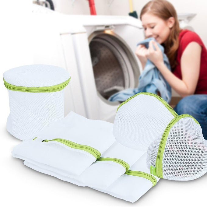 6 Pcs Laundry Mesh Wash Bag Delicates Wash Bags with Zips for Washing Machine