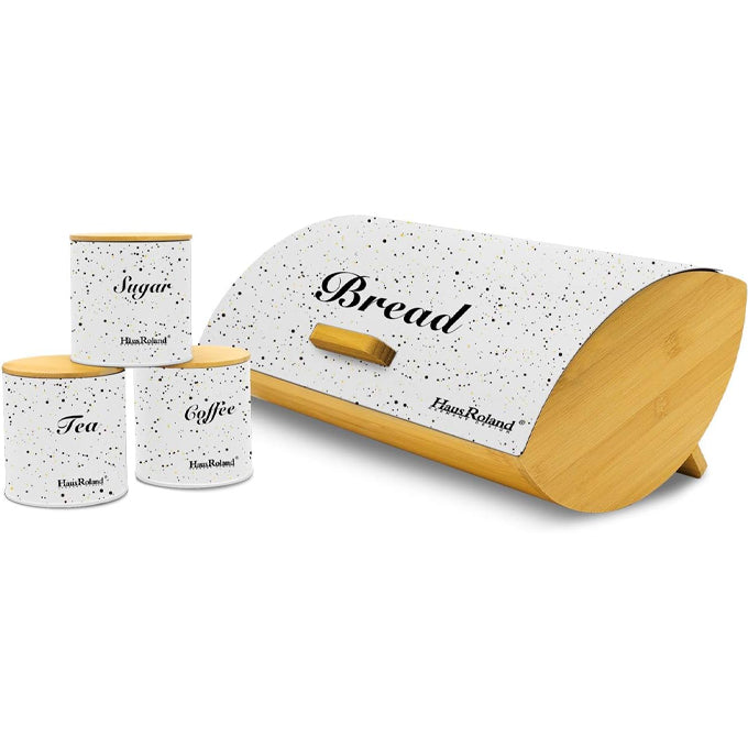 Haus Roland bamboo 4in1 Bread bin set