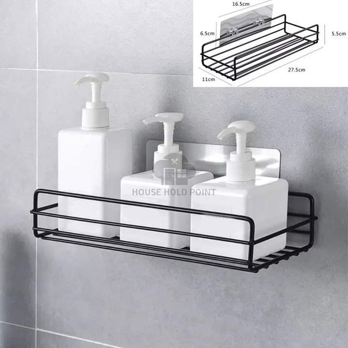 Rectangular Metallic Bathroom organizer