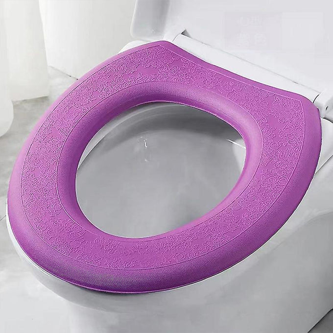 Bathroom Toilet Seat Cover Comfort Durable Thicker Washable Self Sticky