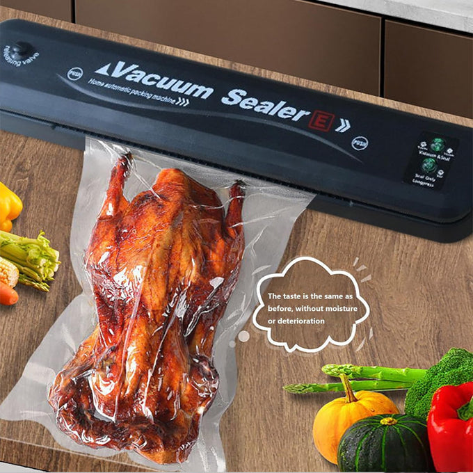 Vacuum Sealer Dry/Moist Vacuum Sealer Machine with LED Display, Plus 10pcs storage bags