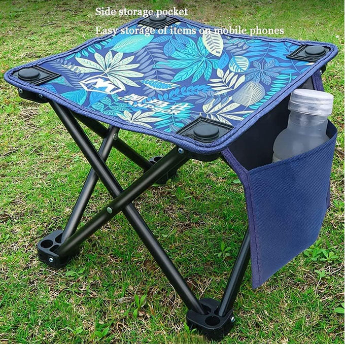 Foldable metal frame ;top thick canvas portable Foldable stool