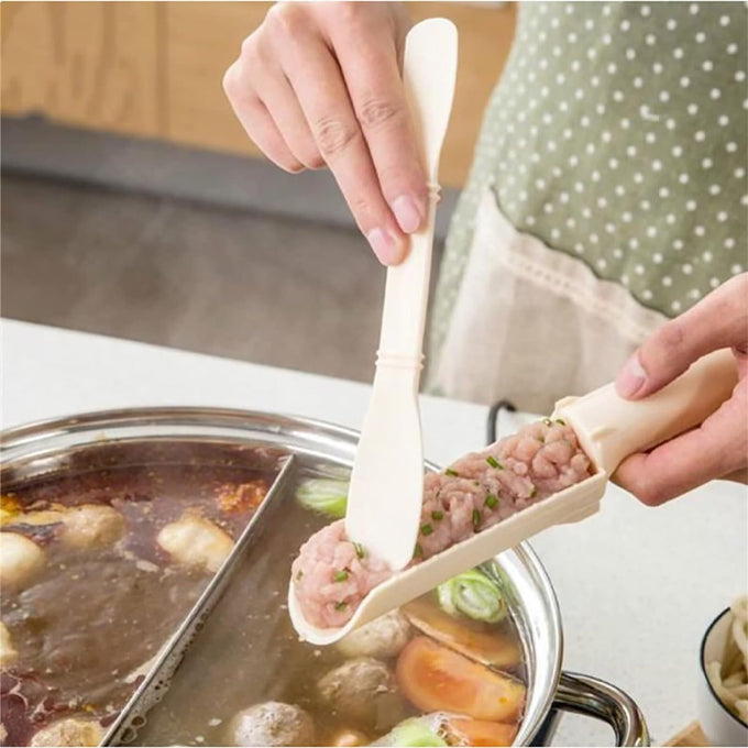 Non Stick Plastic Meatball Making Tool, Meat Baller Scoup, Meatball Maker Spoon