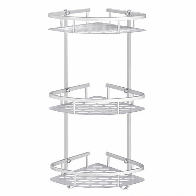 3 Layer Aluminum Bathroom Corner Shelf